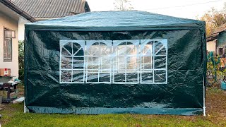 We assemble a tent pavilion in 1 minute 3x4 cczt002 Unpacking Whats in the kit [upl. by September]