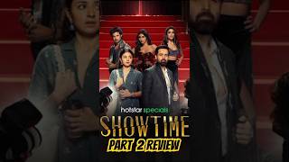 Showtime Part 2 Web Series Review showtime disneyhotstar emraanhashmi karanjohar review [upl. by Lorie]