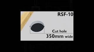 Cutting the hole for your Insulated Flue Kit fluekit plumbing rsfk [upl. by Alim102]