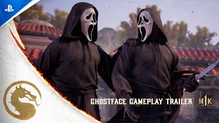 Mortal Kombat 1 Khaos Reigns  Official Ghostface Gameplay Trailer  PS5 Games [upl. by Mmada320]