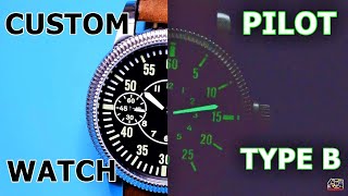 Build a Big PILOT WATCH  I build my own custom World War II Beobachtungsuhr TYPE B at home [upl. by Welcher]