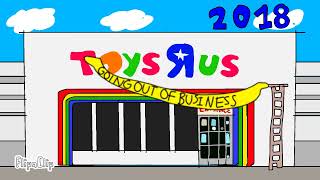 The life of a Toys “R” Us building in 43 seconds toysrus history [upl. by Karlotta]