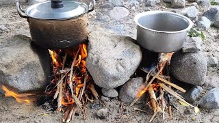 Traditional foods in Afghanistan and cooking in nature [upl. by Sara251]