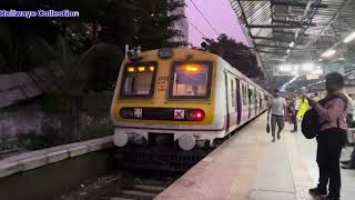 Mumbai Local Train Arrival and Departure from Vidyavihar Railways Station Mumbai [upl. by Niela]