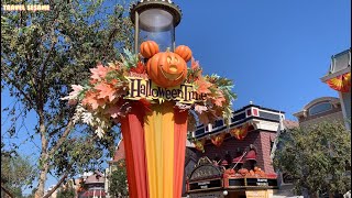 🎃 Still Halloween Disneyland Halloween Time Vibe Main Street Walkthrough  Halloween Parade 👻 [upl. by Ayitahs497]