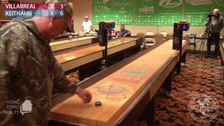 Texas Maze Shuffleboard David Keithahn vs Eddie Villarreal [upl. by Boland]