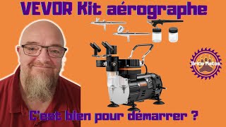 Vevor kit aérographe pour débuter la peinture [upl. by Oruam]