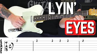 Lyin Eyes Intro Guitar Lesson  Eagles Guitar Tutorial With Tabs [upl. by Ettore]