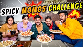 Funniest Spicy momos eating challenge [upl. by Alessandra816]