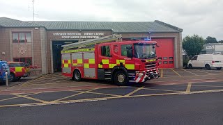 TURNOUT Portlaoise Fire Stations Alpha 1 and Kilo 1 turning out [upl. by Yrevi]