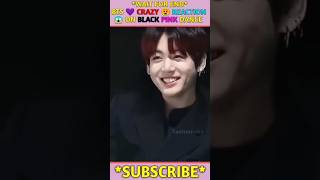 BTS 💜 crazy 😧 reaction on black pink lisa dance blackpink dance btsindianimagine reactionvideo [upl. by Annerol215]