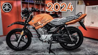 Yamaha YBR 125G 2024 Matt Orange  Complete Review 2023 Model  Latest Price in Pakistan [upl. by Anaugahs354]