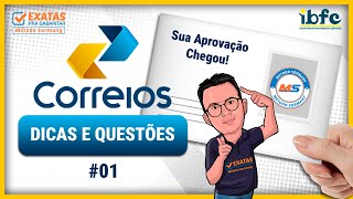 Concurso dos CORREIOS 2024  Dicas e Questões  01 [upl. by Warfourd]