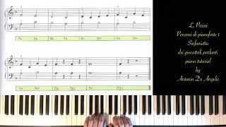 L Perini  Sinfonietta dei giocattoli parlanti  piano tutorial by Antonio De Angelis [upl. by Siri363]