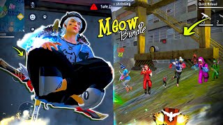 Meow Bundle is OP 🎯 Solo vs Squad Mp40  Xm8 🤯 22 Kills  Garena free fire  PK GAMERS freefire [upl. by Barcroft]