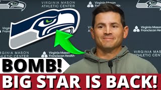 URGENCY SEAHAWKS STAR IS BACK THIS WILL CHANGE EVERYTHING SEATTLE SEAHAWKS NEWS [upl. by Alenas]