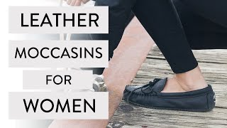 LEATHER MOCCASINS for Women How to Choose the BEST Leather Moccasins in Canada [upl. by Laith]