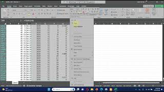 How to convert half hourly data into daily in excel [upl. by Jeffy]