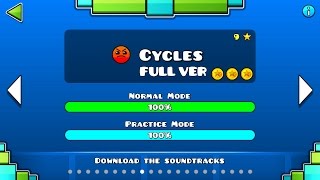 Geometry Dash  Cycles FULL VER All Coin  ♬ Partition [upl. by Adnirak]