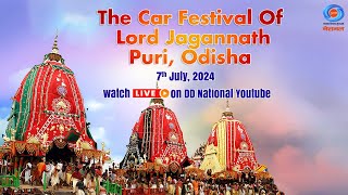 LIVE  The Car Festival Of Lord Jagannath  Day  01  Rath Yatra  Puri Odisha  Part  01 [upl. by Sashenka]