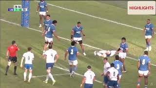 Manu Samoa vs Italy Highlights  Test Match 2024 [upl. by Aurelio]