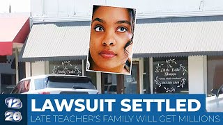 Family gets 30M settlement in lawsuit over teachers death [upl. by Marella]