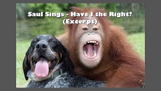 Saul Sings  “Have I the Right” Excerpt [upl. by Ecnal]