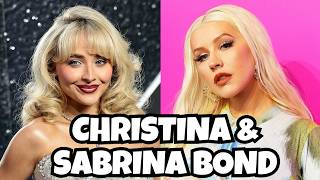 Christina Aguilera gushes over special bond with Sabrina Carpenter [upl. by Ahens971]