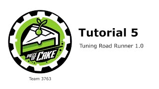 FIRST Tech Challenge  Tutorial 5 Tuning Road Runner 10 [upl. by Atiner]