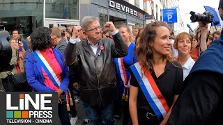 Une partie de la gauche dans la rue contre Emmanuel Macron  Paris  France 07 septembre 2024 [upl. by Lenoil471]