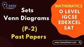 Sets and Venn Diagrams  Maths O level 4024  Maths IGCSE 0580 [upl. by Altaf]