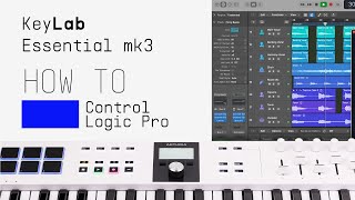 KeyLab Essential mk3  How To Control Logic Pro [upl. by Graehme]