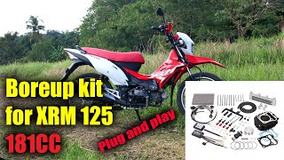 Bore Up kit ko XRM 125 181cc [upl. by Jamilla]