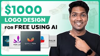 How to Get a 1000 Logo Design for FREE Using AI [upl. by Mendie38]