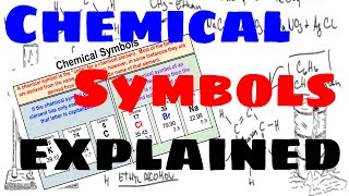 Chemical Symbols  Explained [upl. by Urina]