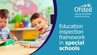 EIF inspections in special schools  Ofsted webinar for schools [upl. by Anelhtak646]