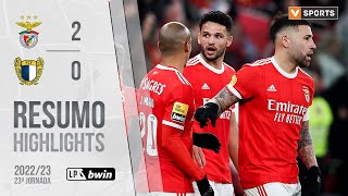 Highlights  Resumo Benfica 20 Famalicão Liga 2223 23 [upl. by Larimer701]