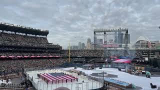 US National Anthem  Jan 1th 2024  NHL Winter Classic  Seattle Kraken vs Vegas Golden Knights [upl. by Eylhsa]