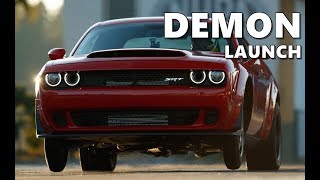 2018 Dodge Challenger Demon Launch Acceleration Test [upl. by Hilda]