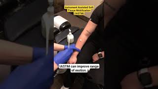 Arm SCRAPING Pain Relief IASTM Graston chiropractic paintreatment painrelief [upl. by Sinnelg30]