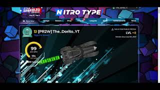 Nitro Type racing I 104 wpm I 93 accuracy I Part 1 [upl. by Aihsas]