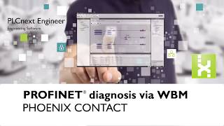 PROFINET Diagnostics via the Webbased Management  Getting started with PLCnext Engineer [upl. by Norvin709]