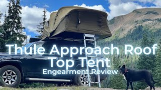 Thule Approach Roof Top Tent Review  The Most Spacious RTT We Have Used [upl. by Alpheus]