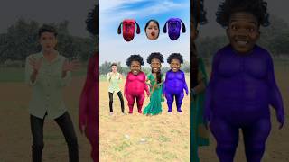 Two Fat dog vs cute girl and me Head matching funny 😂 video song alien magic video shorts 🤣🤣 [upl. by Suzi871]