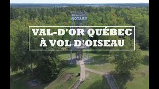 Fly by Drone  ValDOr Abitibi Québec Canada Sept 10 2023 [upl. by Neelat]