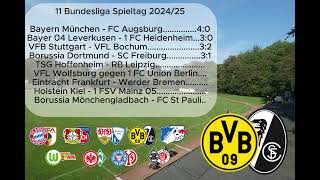 Die Bundesligatipps zum 11 Spieltag Der Saison 20242025 [upl. by Knighton65]