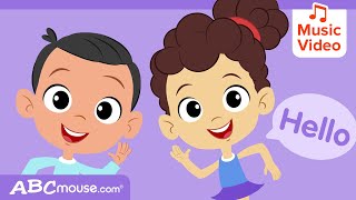 Hello Whats Your Name 👋  ABCmouse SingAlong Animated Music Video  PreK and Kindergarten 🎶 [upl. by Mathian440]