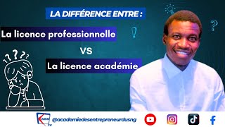 ESTCE QUE LA LICENCE PROFESSIONNELLE VAUT PLUS QUE LA LICENCE ACADÉMIE 🤔💡 [upl. by Ajdan]