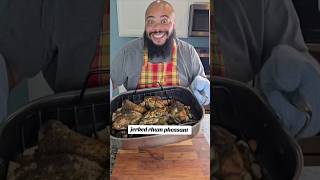 LETS MAKE SOME JERKED RHUM PHEASANT WITH ME jerkedrhum jamaicanfood [upl. by Ramses380]