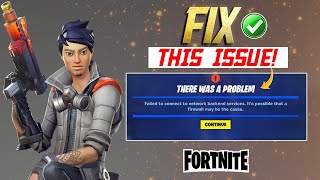 How to Fix Fortnite Failed to Connect to Network Backend Services on PC [upl. by Jamnis]